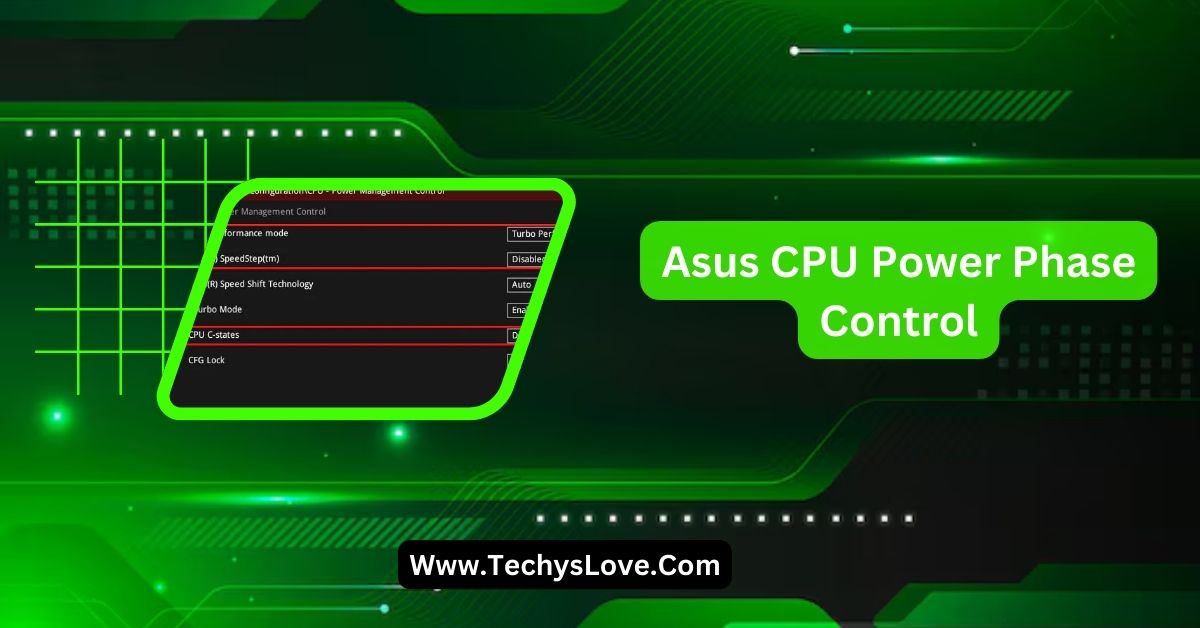 Asus CPU Power Phase Control