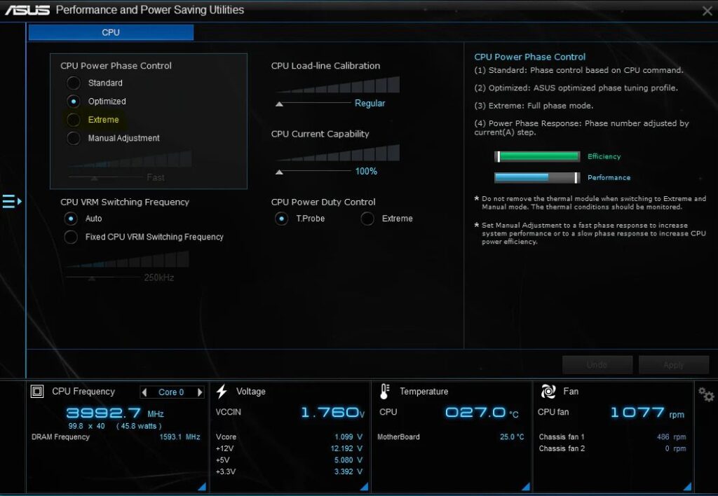 CPU Power Phase Control: Standard or Extreme?